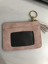Small Wallet Keychain-Bag Porte Coin-Purse Tassel Zipper Mini Cute Women Monnaie Short