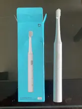 Xiaomi MIJIA 5-cepillo de dientes eléctrico ultrasónico, inalámbrico, recargable por USB, resistente al agua