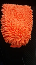Guante para lavado de coches herramientas de limpieza guante microfibra suave y gruesa de chenilla cepillo detailing 19cm * 26cm * 8cm para limpieza limpiar lavado coche Auto esponja de acabado  limpiacristales