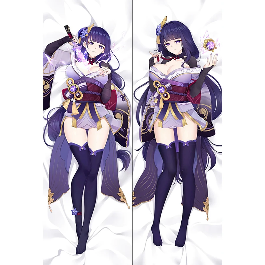 Keychain dakimakura Genshin impact Baal Raiden mini with ring m0159 | Украшения и аксессуары
