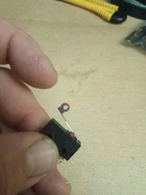 Mini Interruptor de Límite Micro palanca con rodillo de bisagra, 10 Uds.