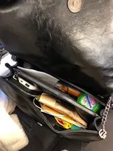 Bandolera de cadena gruesa plegable para mujer, bolso de hombro femenino A la moda, con asa, 2020