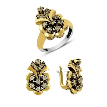 

Silver 925 Sterling Authentic Zircon Set