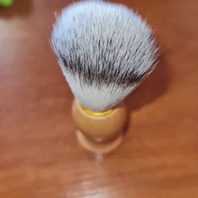 Brocha de afeitar para hombre, herramienta de afeitar con mango de madera, 2020