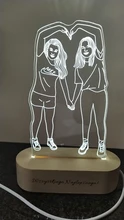 3d-Lamp Night-Light Text Fathers-Day-Gift Photo Custom Wedding-Anniversary Birthday-Mothers