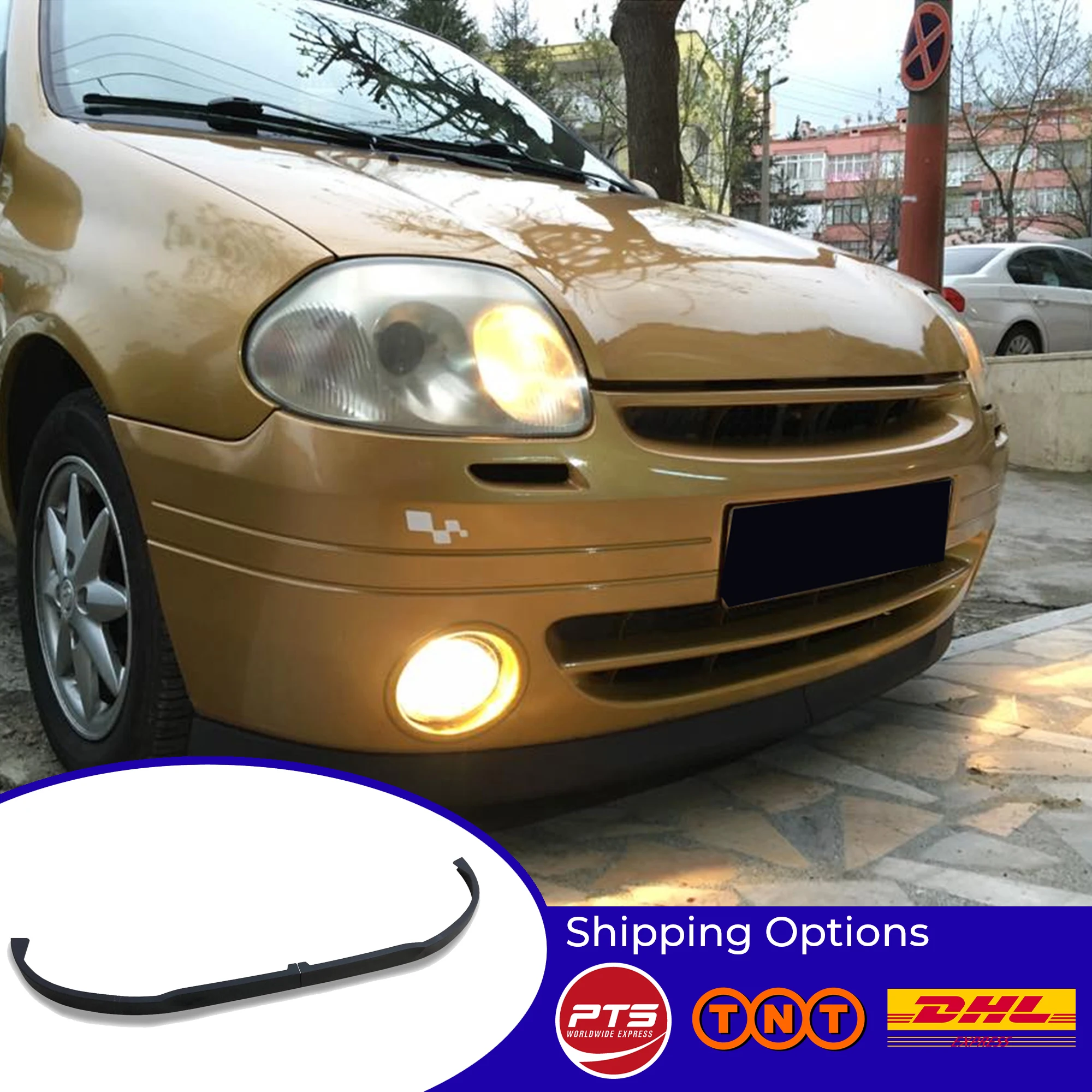 Для RENAULT CLIO 2 Astra H модель передний спойлер бампер для евро губ Универсальный шт.