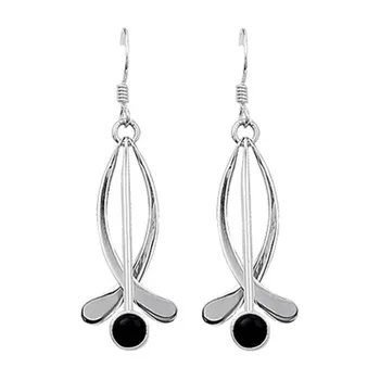 

Teleplus Hand Handwork Natural Stone Earrings 925 Sterling Silver