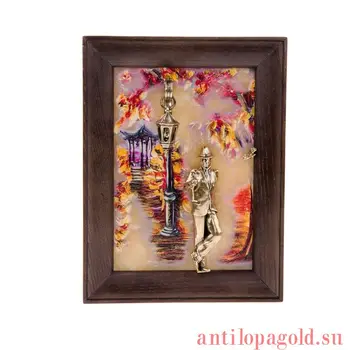 

Painting "The guy with the rose. Autumn"