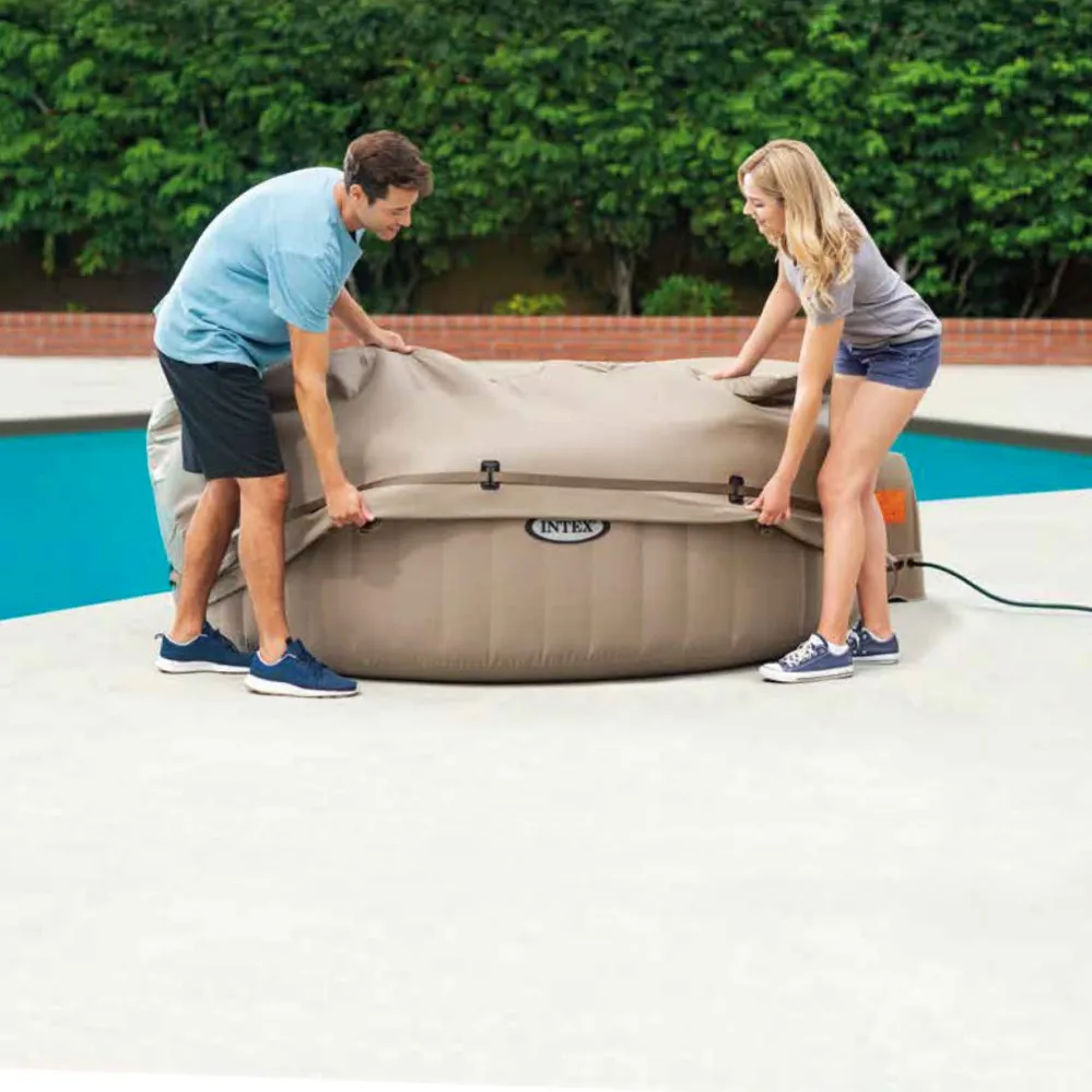 Intex Inflatable Spa Insulating Cover, Inflatable Spa Accessories, Intex Spa Accessories, Inflatable Spa Cover, Intex Covers, Inflatable Spa Tarpaulin, Thermal Cover, Spa - Outdoor Hot Tubs - AliExpress