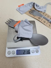 Titanium Spoon Tableware Fork Ultralight Tito Outdoor Camping Picnic Pure