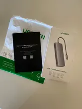 UGREEN-concentrador de red USB C, adaptador HDMI 10 en 1, USB C a USB 3,0, Dock para MacBook Pro, accesorios, USB-C tipo C 3,1, divisor