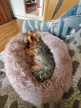 Cama de perro caliente de lana ronda perro perrera casa larga felpa invierno mascotas camas para perros medianos grandes perros gatos cojín del sofá suave esteras