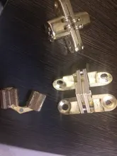 Furniture-Hinges Concealed Hardware Cabinet NAIERDI Brass Cylindrical Hidden Invisible