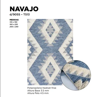 

Carpet with emboss for login and salon in color blue de Viguesa de Carpets