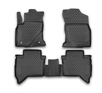 

Floor mats for Toyota Hilux 08/2015- car interior protection floor from dirt guard car styling tuning decoration