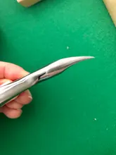 MR.GREEN-cortauñas superafilada de acero inoxidable, alta calidad, para cutículas, uñas postizas, pedicura