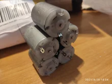 1pc Mini 280 Motor DC de alta velocidad fuerte juguete magnético de juguete de coche de motores DC 3-12V 5000-15000RPM eléctrico de máquinas herramienta
