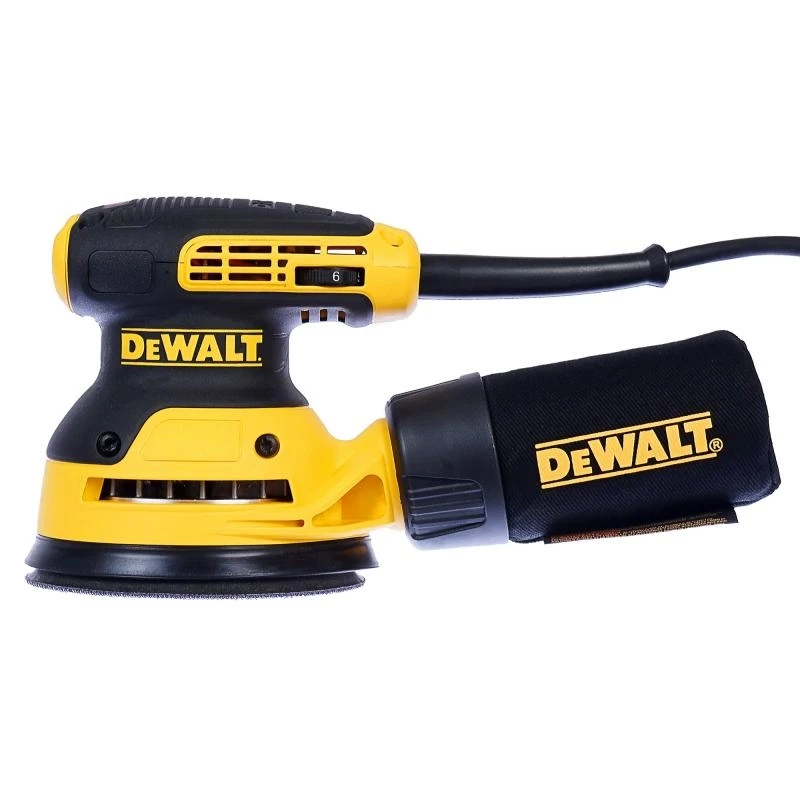 Машина шлифовальная эксцентриковая DeWalt DWE6423 (Амплитуда колебаний 2,6мм, крепление на липучке)