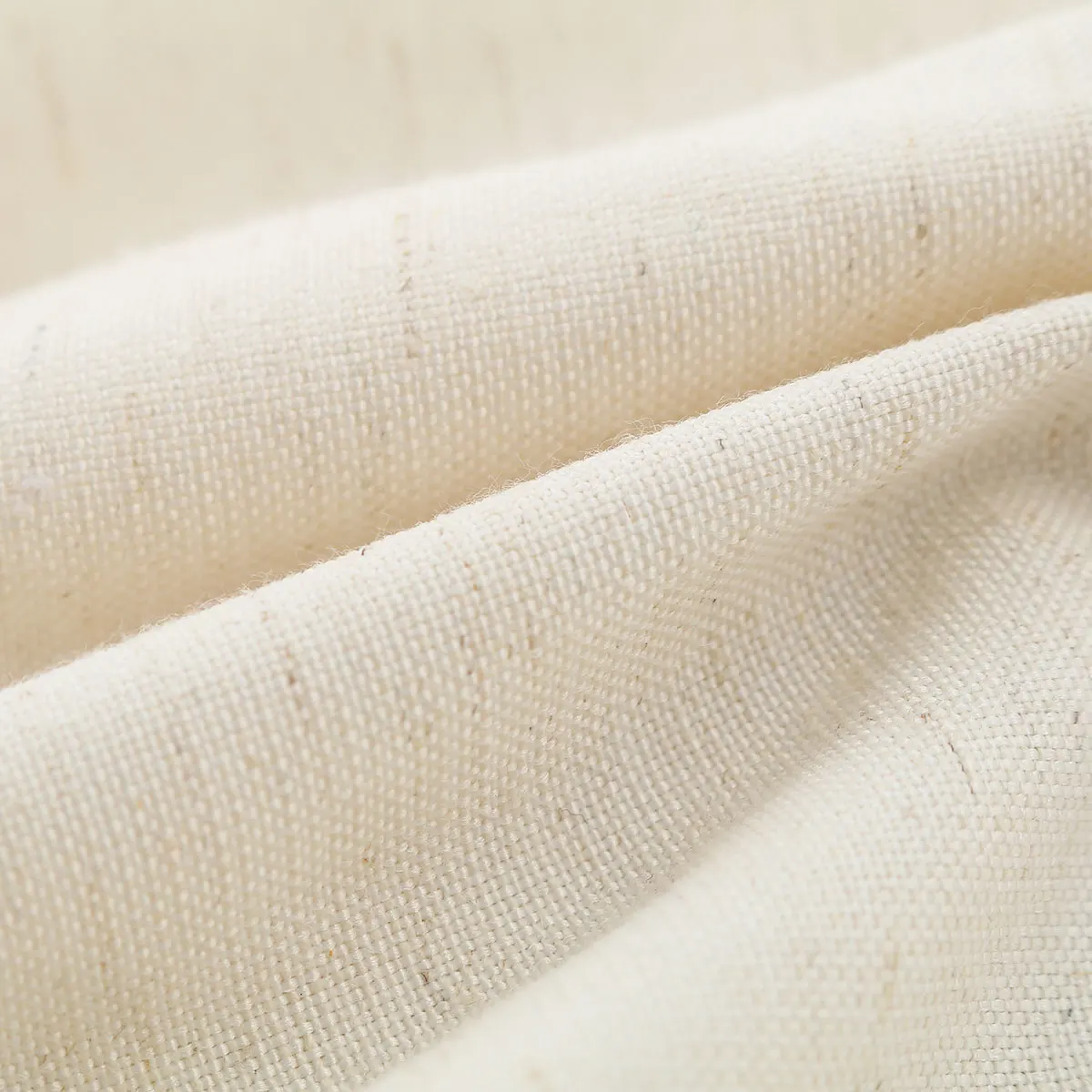 hook models) beige white bottom blue feather embroidered half blackout curtains about 183x100cm