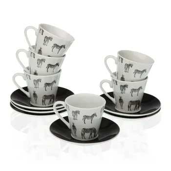 

Piece Coffee Cup Set Porcelain (12 Pieces)