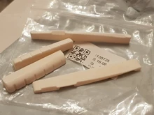 Acoustic-Guitar Saddle-And-Nut Bone-Bridge 6-String Real-Bone of 4pcs Made New 2sets