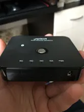 Conmutador auxiliar estéreo HIFI de 4 puertos, 3,5mm, 3 en 1, música inalámbrica, Bluetooth 5,0, receptores de sonido, Control remoto infrarrojo