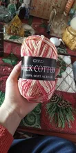 Wool-Yarn Scarf-Hat Sweater Craft Crochet Hand-Knitted Milk Warm Soft Baby Cotton 50g/pc