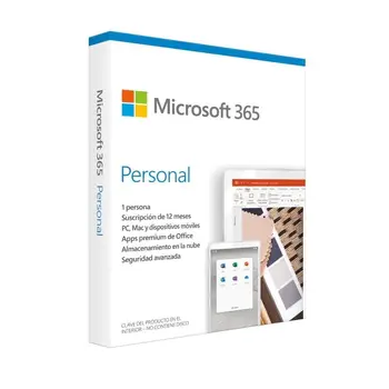 

MICROSOFT 365 PERSONAL--EXCEL-POWERPOINT WORD-OUTLOOK-torage cloud-SECURITY advanced-1 user/1 Year-MULT