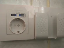 Electrical-Outlet Phone-Socket Usb-Charger-Port Wall-Power Grounded Herepow Standard