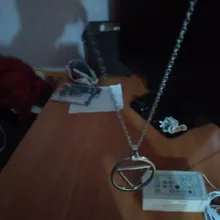 Anime colgante, collar de Cosplay de Akatsuki Hidan circular triangular colgante estrella geométrica nube collar de pareja para hombres y mujeres