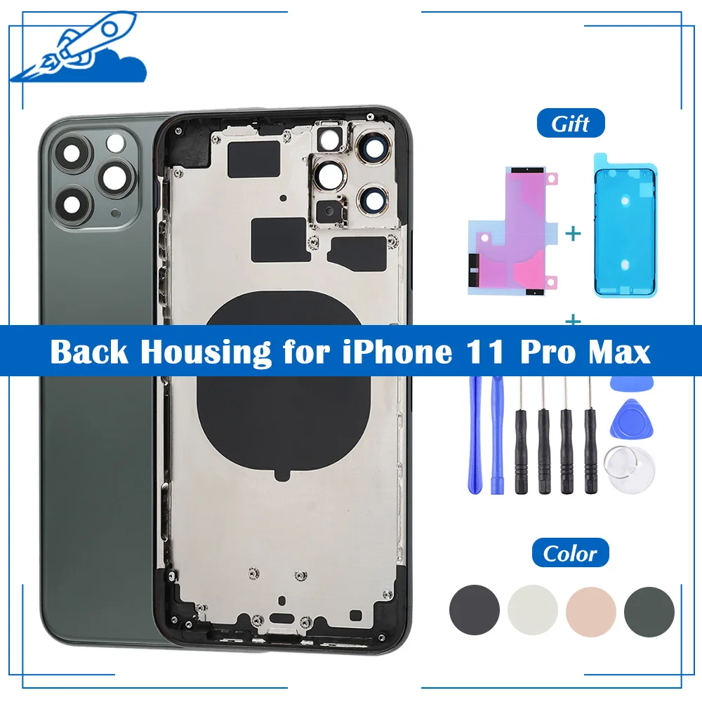 OEM Back Housing Rear Glass Cover For iPhone 11