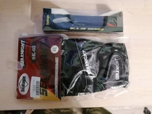 SeaKnight-guantes de pesca deportivos SK03, 1 par/lote, 3 guantes de cuero transpirable de medio dedo, equipo de pesca de neopreno y PU