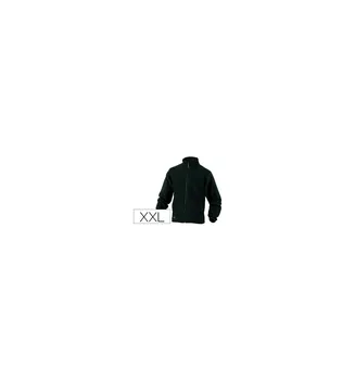 

DELTAPLUS fleece zip jacket 2 pockets black size XXL