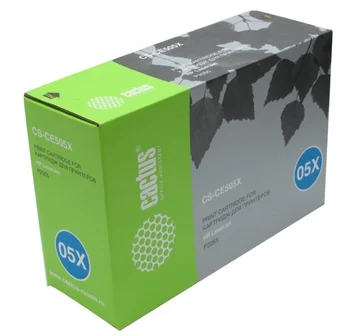

Cartridge ce505xd cactus 2 pcs. Pack. For HP LJ 2055 cs-ce505xd