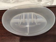 Caja de jabón hecha a mano, bandeja jabonera de silicona, molde de fundición de resina epoxi, soportes para vajilla, bandeja de jabón de resina, 1 ud.