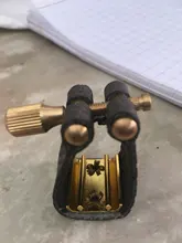 Sujetador de saxofón Clip Alto Tenor Soprano saxofón ligaduras tapa de sujeción para saxofón clarinete boquilla de baquelita