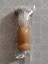 1PC profesional de los hombres brocha de afeitar con mango de madera de Nylon puro para hombres de limpieza de máscara cosméticos herramienta