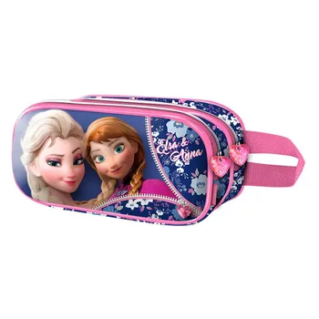 

Pouch 3D Frozen Disney Zipper Double 12,5x24x7,5 cm.