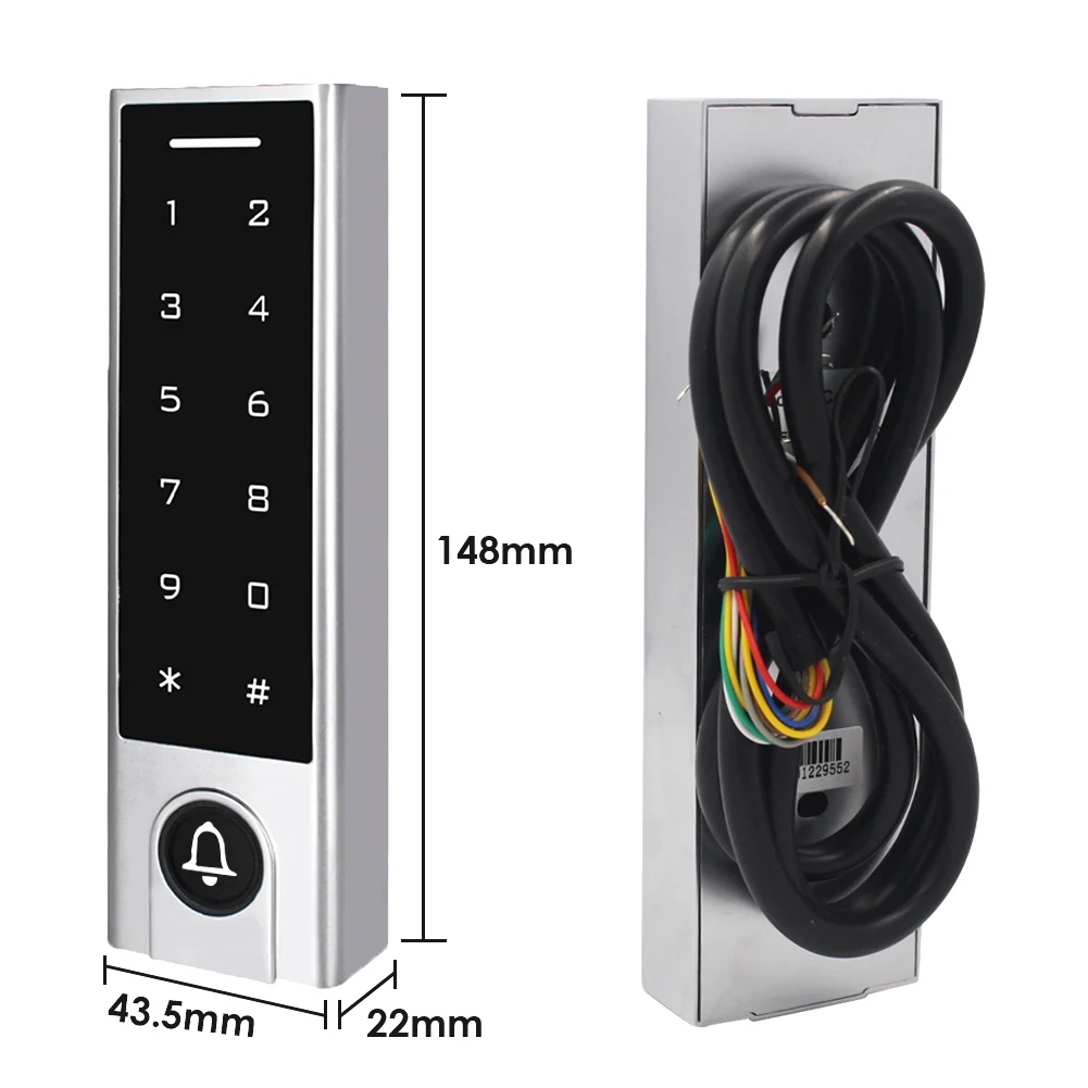 H3/HF3 Wifi APP Access Control Keypad 125Khz RFID Card Reader Electric Lock Wate