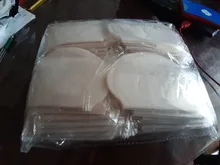 Almohadillas desechables de algodón para el sudor almohadillas axila bajo el brazo para el sudor, para vestido, protección contra el sudor, 100 Uds. (50 pares)