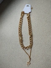 Collar con colgante de serpiente de Color dorado Vintage Punk para mujer, cadena gruesa multicapa de Hip Hop, collar con retrato de moneda, joyería