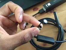 Cámara de inspección impermeable IP68, boroscopio USB con Wifi de 1200P, con Cable Flexible semirrígido para endoscopio inalámbrico de teléfono inteligente