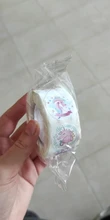 Pegatina con figura de unicornio de dibujos animados para niños, etiqueta de regalo de recompensa para niños, pegatina de 500 cm, 2,5 Uds. Por rollo