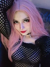 QQXCAIW-Peluca de pelo sintético largo liso para mujer pelucas de pelo sintético resistentes al calor en color negro, blanco, rosa, naranja, morado y gris