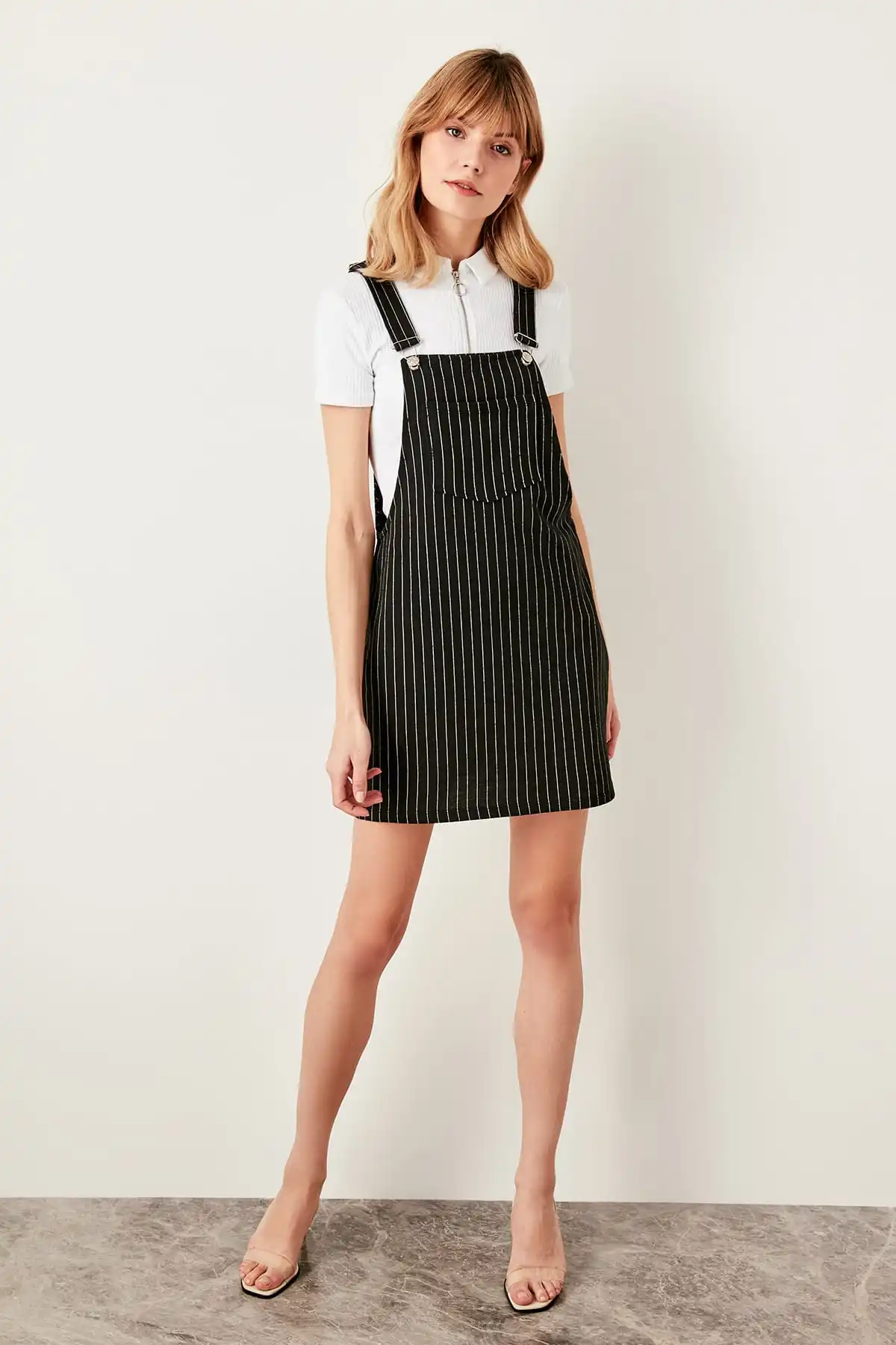 Трикотажное платье Trendyol Anthracite Salopet TWOSS19IS0055 | Женская одежда