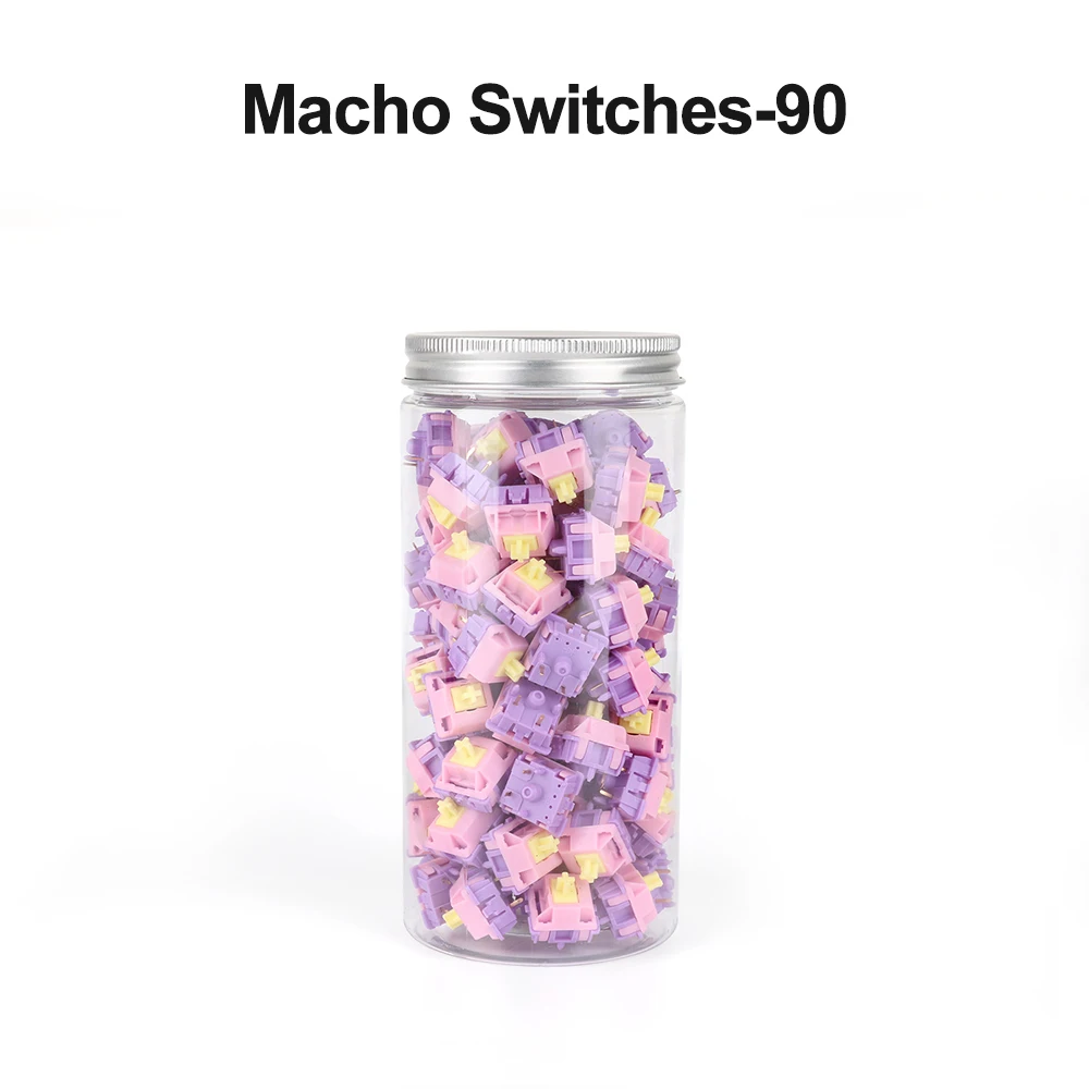 Macho Switches EQUALZ Banana Split Switch Mechanical Keyboard Linear 62g 5 Pins POM Gold Plated Spring Factory Lubed Gamer PC keyboard computer wireless Keyboards