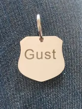 Etiqueta de identificación personalizada para mascotas, colgante con grabado de acero inoxidable, etiquetas de nombres, Collar, personalización gratuita, placa con nombre para perro y gato