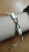 Conjunto de pulseras de la amistad para parejas, juego de pulseras y brazaletes Retro hechos a mano, Infinity, 2 uds.