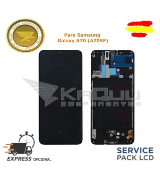 

Lcd touch screen complete for Samsung Galaxy A70 SM-A705F Black SERVICE PACK