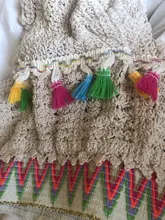 Cover Ups Swimsuit Kimono Bikini Weave Crop-Top Tassel Crochet Beach-Wear Summer Sexy